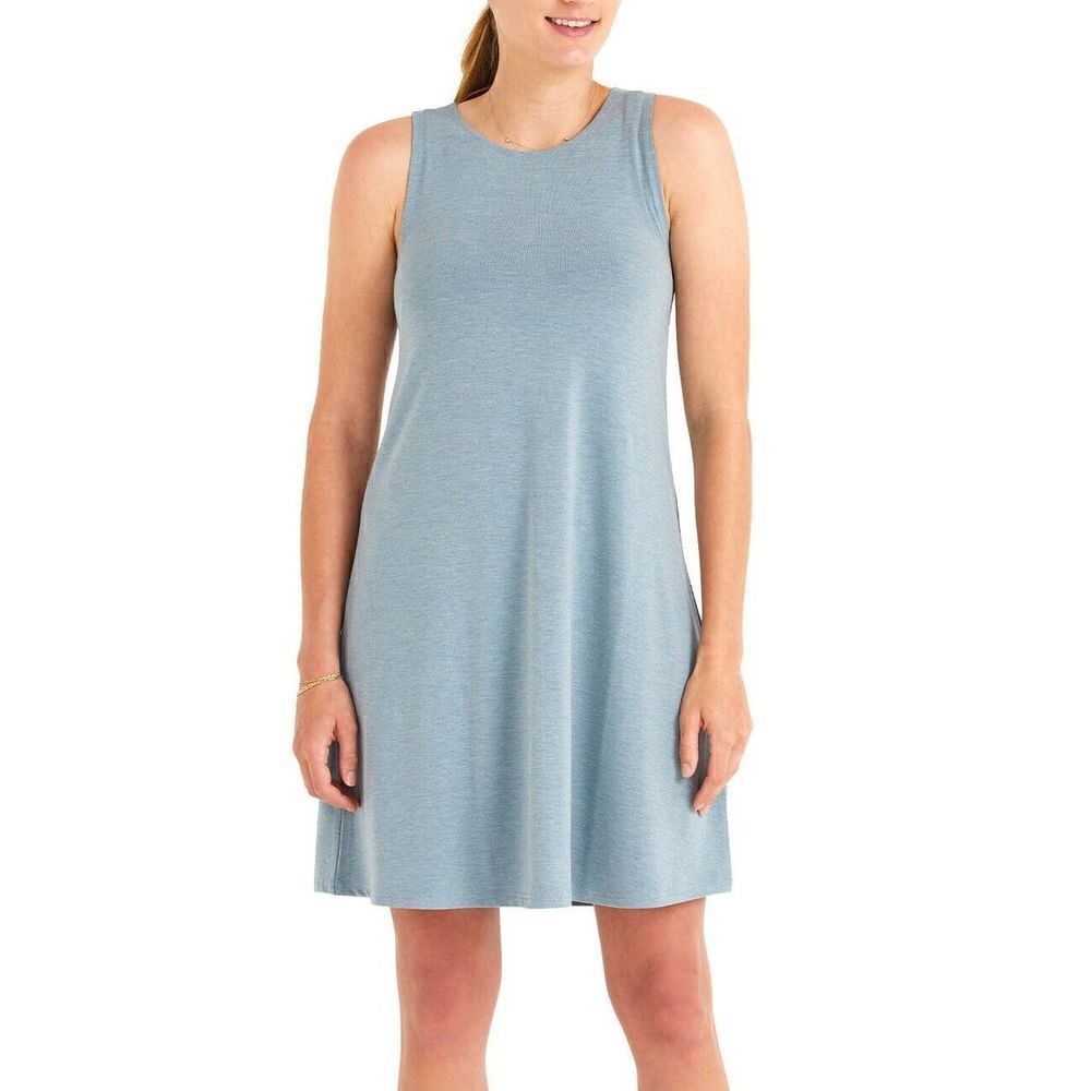 Free Fly Women's Bamboo Flex DressHeathered Coastal Sage Women's Sizs Medium